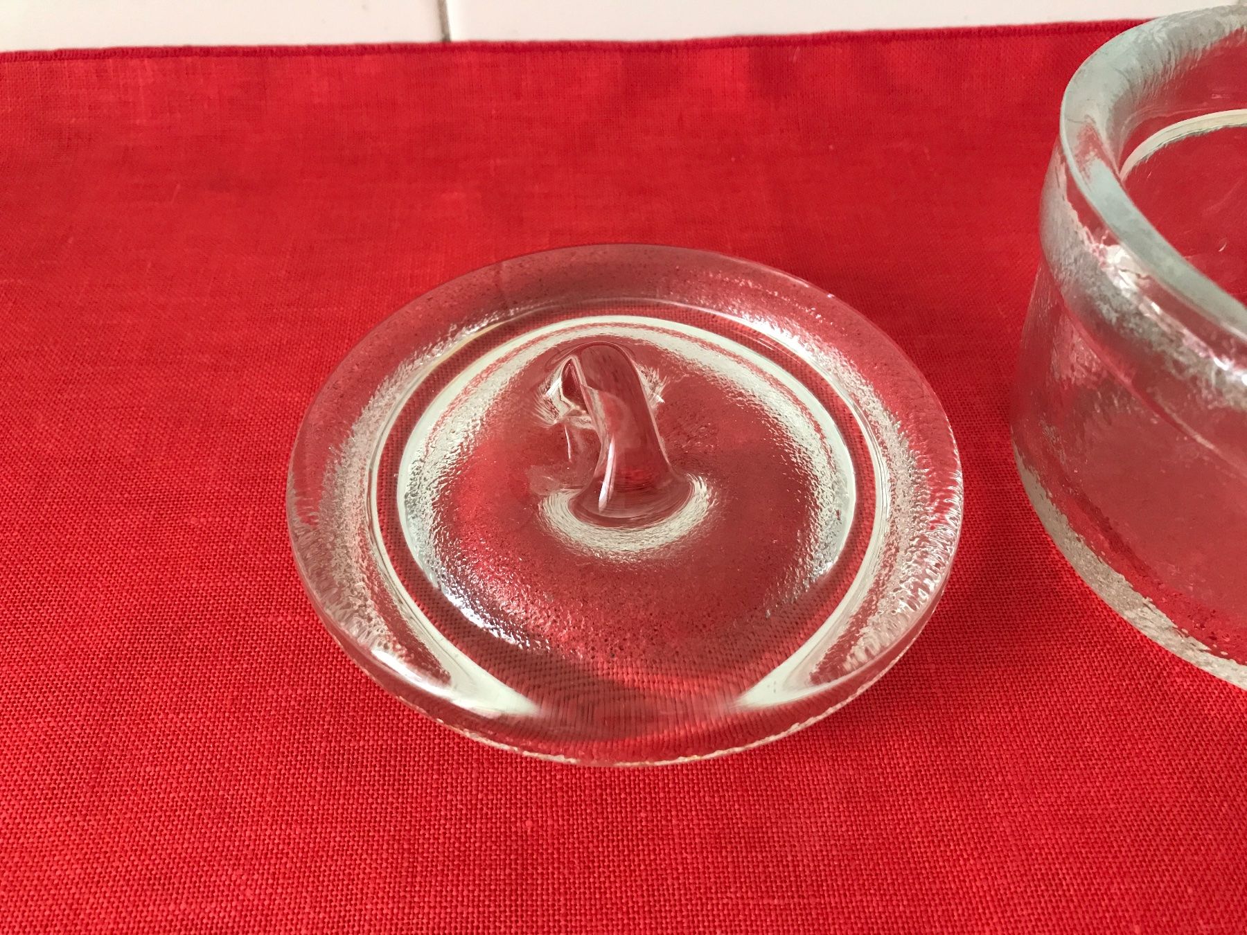 Glasi Hergiswil Bicchieri: Glasi Hergiswil,  Konfitöpfli mit Deckel – Usato da Birmensdorf ZH venduto da Hilhan 2