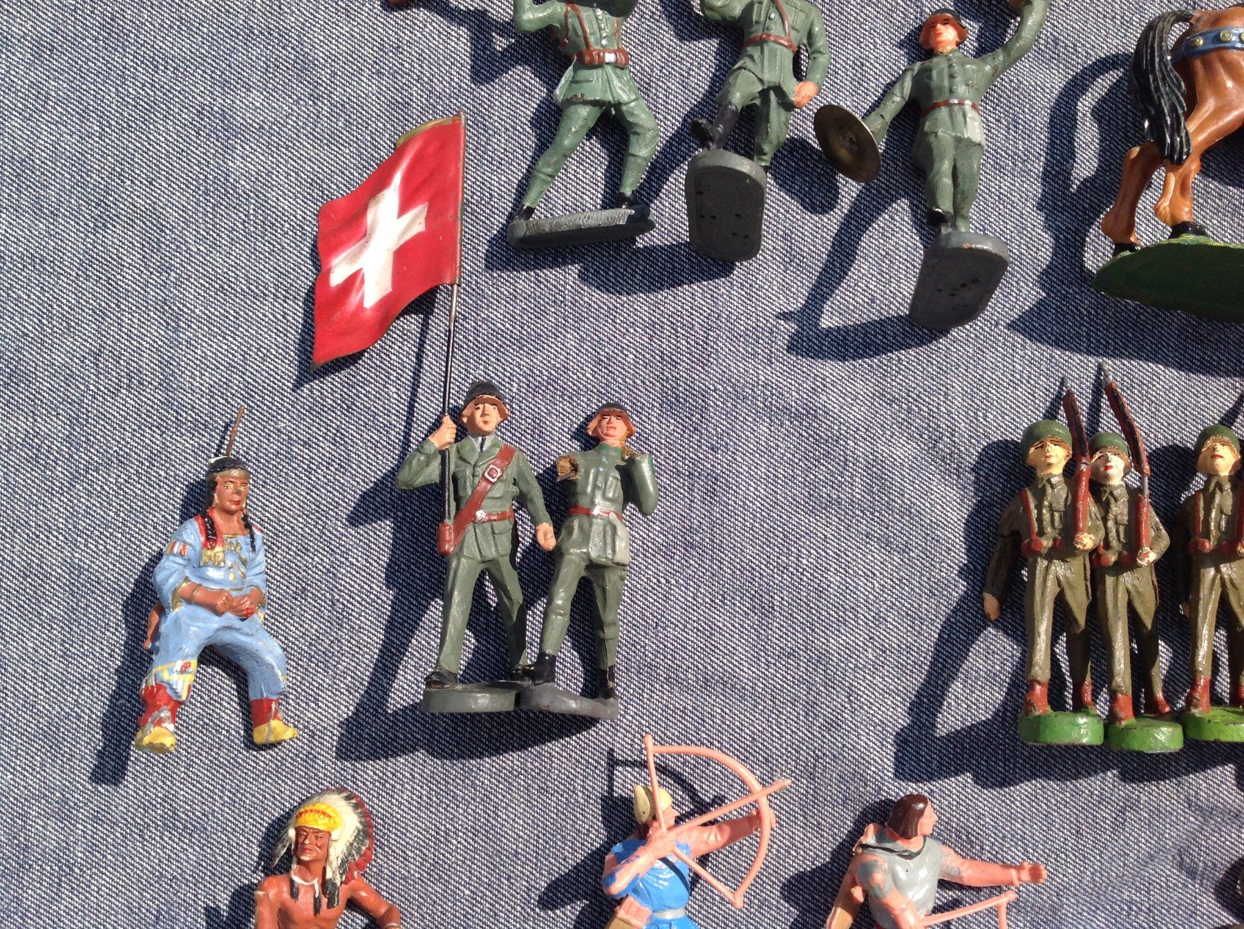 Elastolin Spielzeuge: Elastolin - Schweizer Militär / indian – Gebraucht aus Vuiteboeuf von broticaire 3