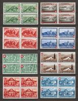 Pro Patria Ausgaben 1944/45 im VB ** KP 160.--