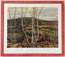 Kunstdruck A.Y. Jackson gerahmt