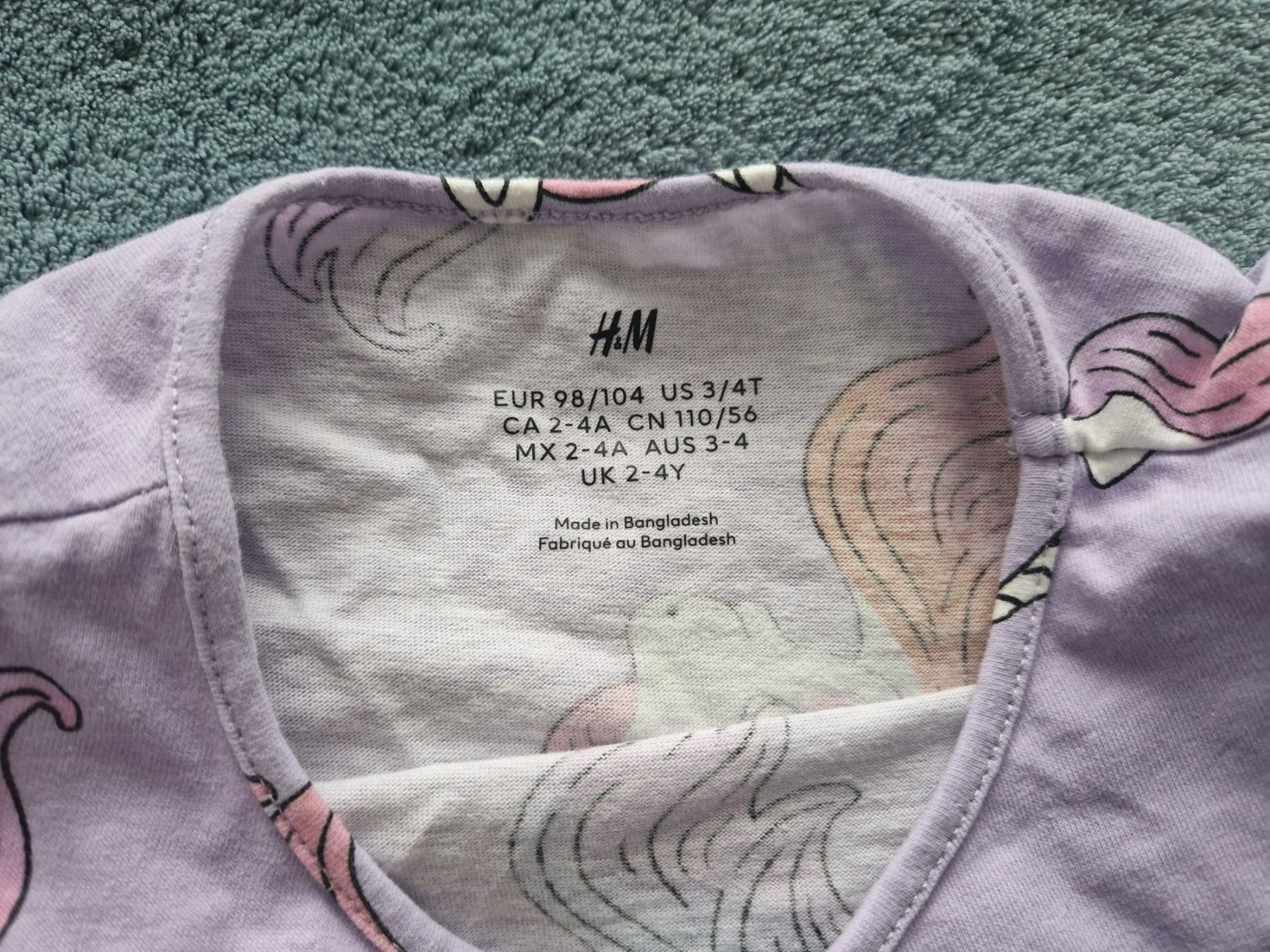 H&M Vestiti & Gonne: Langarm Kleid grösse 98/104 Einhorn – Usato da Heimberg venduto da Eleanor20 1