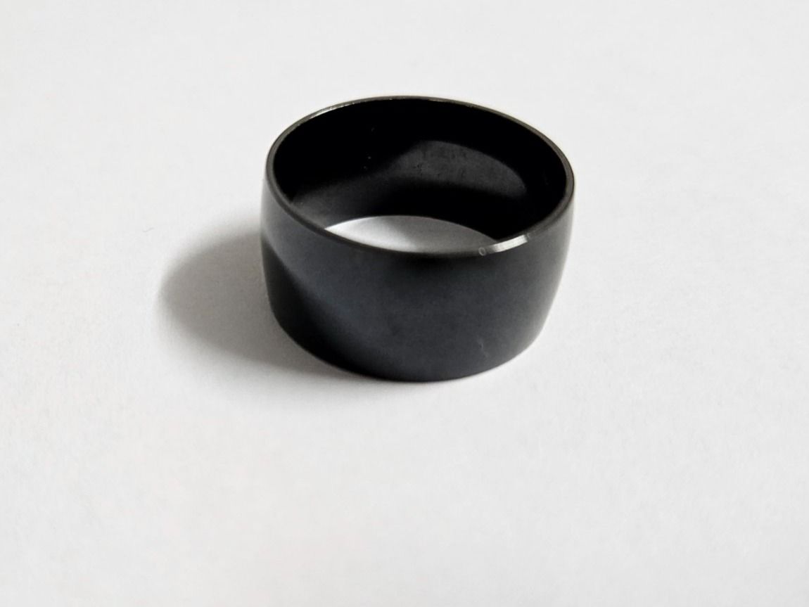 Anelli: Herren Ring Edelstahl schwarz Gr. US 10 – Nuovo (secondo la descrizione) da Kreuzlingen venduto da RahMal 4