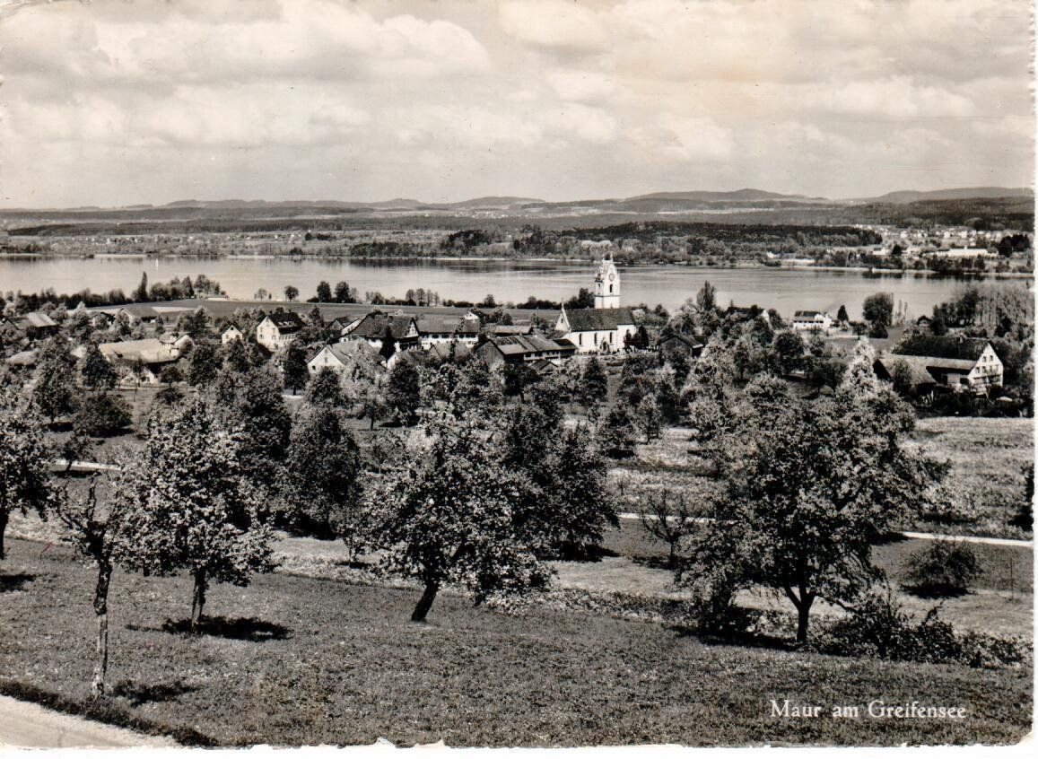 Cartoline postali: Maur am Greifensee  1957 – Usato da Wolhusen venduto da Curver9