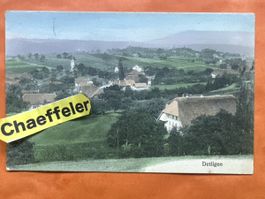 Alte Ansichtskarte Detligen BE, gelaufen 1911, Top Zustand!