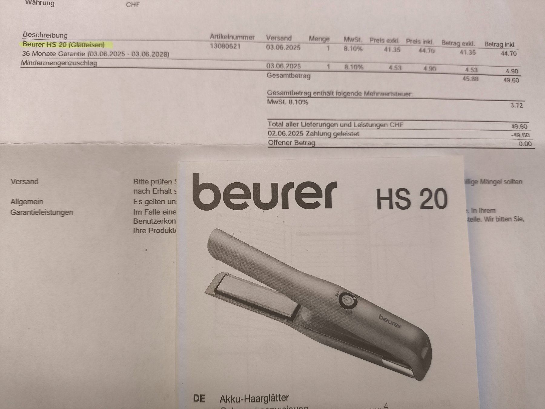 Beurer Piastre & Arricciacapelli: Beurer HS 20 Haar Glätteisen – Nuovo (secondo la descrizione) da Burgdorf venduto da Ropajesi 9