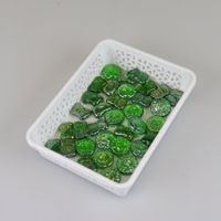 Grüne Deko-Glassteine