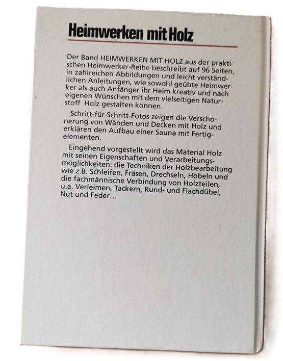 Livres: Heimwerken mit Holz (Buch) – D'occasion à Wilen b. Wollerau par morethanmusic 2