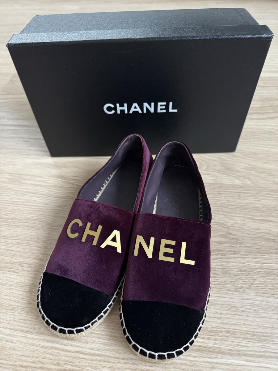 Chanel Scarpe da donna: Chanel Espadrilles Samt Gr. 37 Neu – Nuovo e nell'imballaggio originale da Killwangen venduto da was.sharp