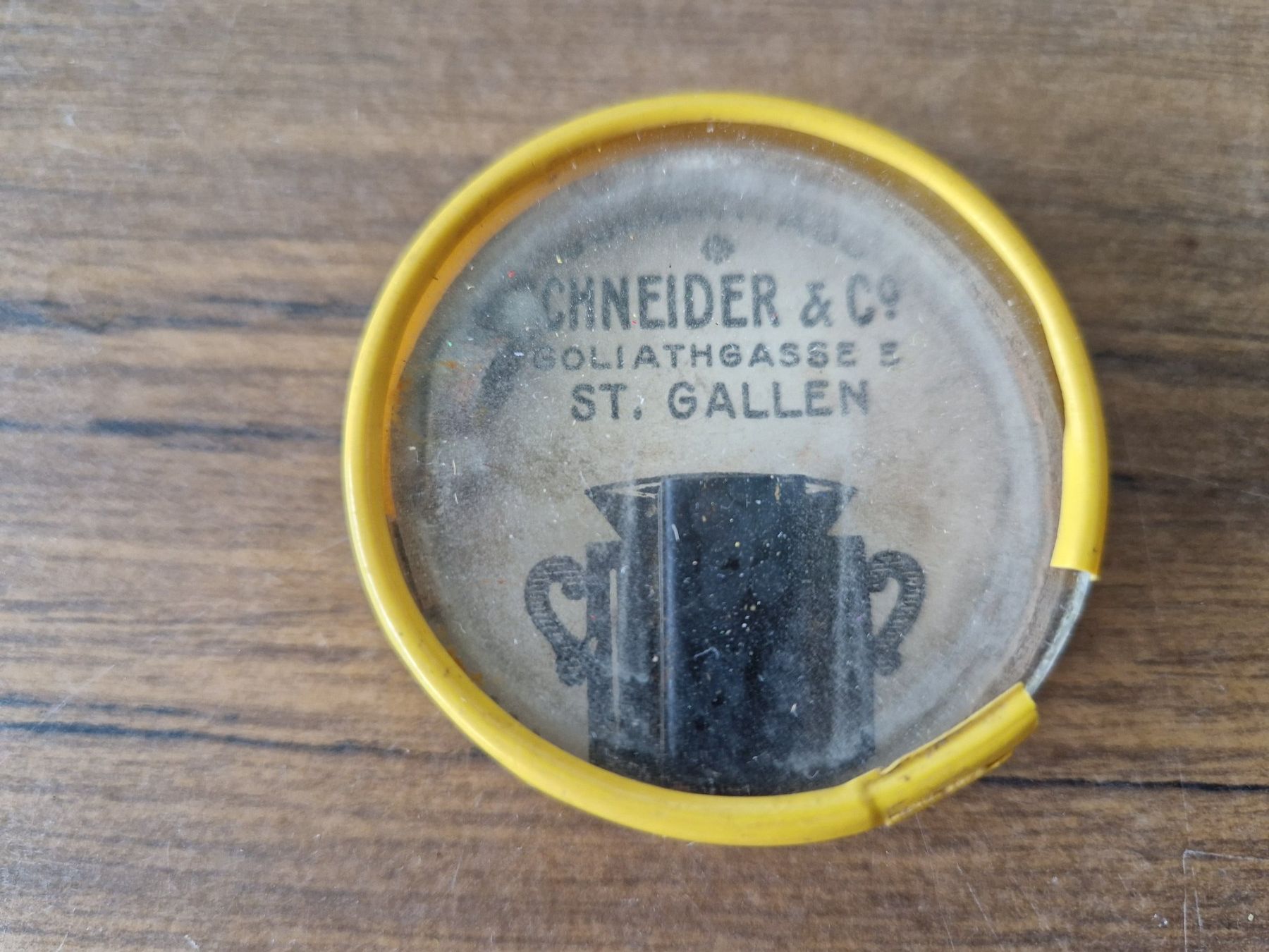 Miroirs: antiker Werbespiegel Schneider & Co St. Gallen – D'occasion à Mörschwil par lindaswunderkiste 1