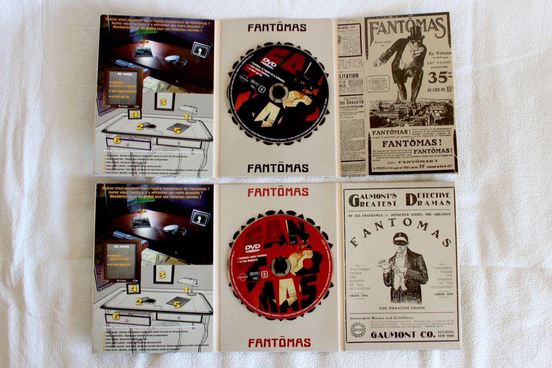 Tutti i DVDs: Fantômas (Édition Limitée et Numérotée) – Nuovo (secondo la descrizione) da Lausanne venduto da KilgoreTrout 3