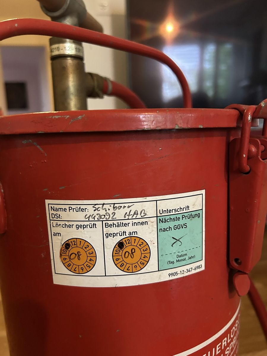 Estintori: Kübelspritze / Feuerlöschgerät – Usato da Uster venduto da komlab 4