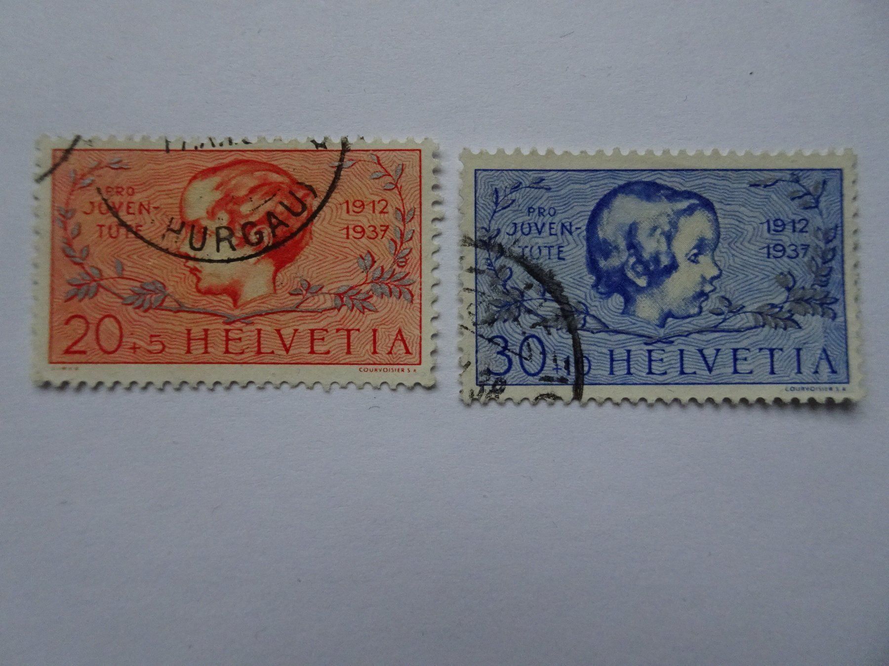 Tutti i francobolli: PJ 1937 – Usato da Aadorf venduto da Chnorli-Furz