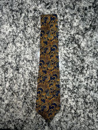 Salvatore Ferragamo Seidenkrawatte Barock-Ornamente