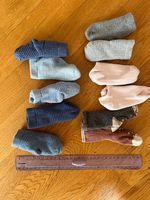 Baby-/Kinder-Socken 10 Paar verschiedene Farben und Modelle