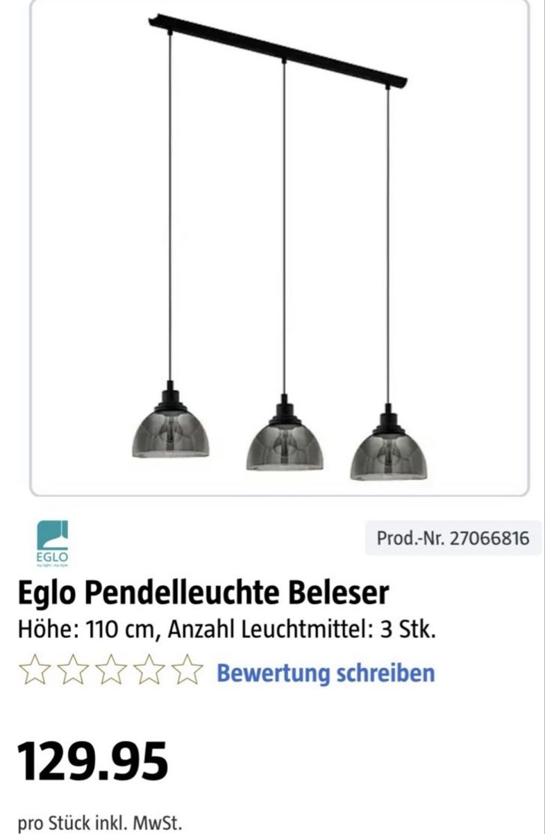 Lustres & lampes de plafonds: Pendelleuchte – D'occasion à Oberhasli par yel_m5jt
