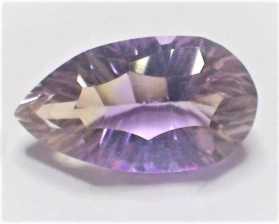 Pierre D'Amétrine Naturelle De Bolivie - 77 Carats, Taille Poire - Avec Certificat IGL