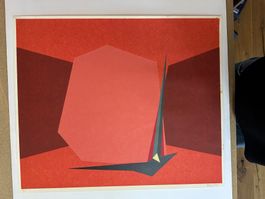 Farbserigrafie Francis Bott (1904-1998) – Sign.