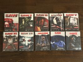 Saw 1-10 Mediabook Sammlung Bluray wie neu