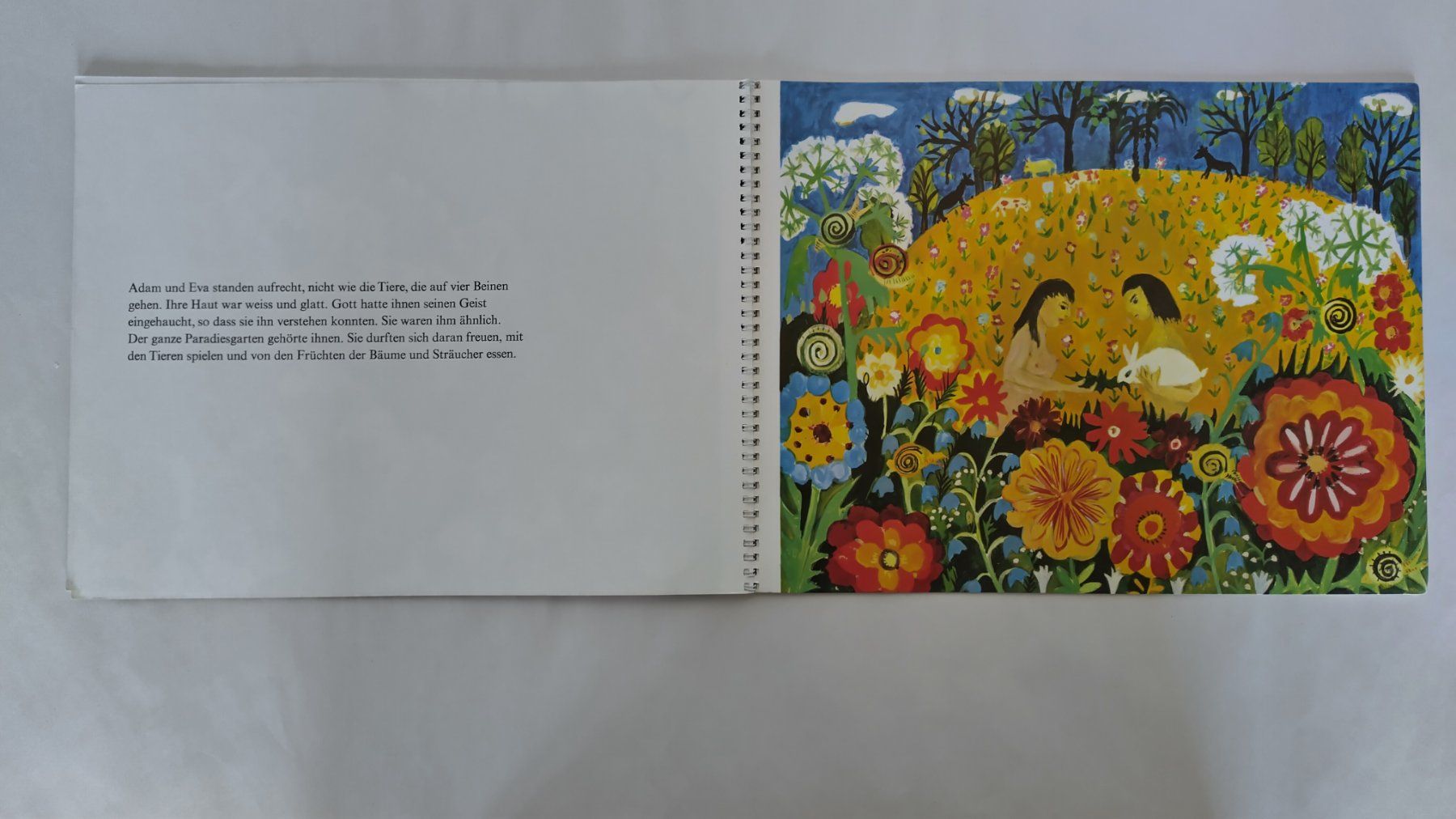 Libri: Die Geschichte vom Paradies / Bilderbuch 1972 Spralbindung – Usato da Bellach venduto da JingleJerry 5