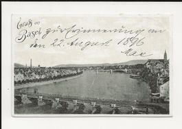 AK 1896 Gruss aus Basel  🤩