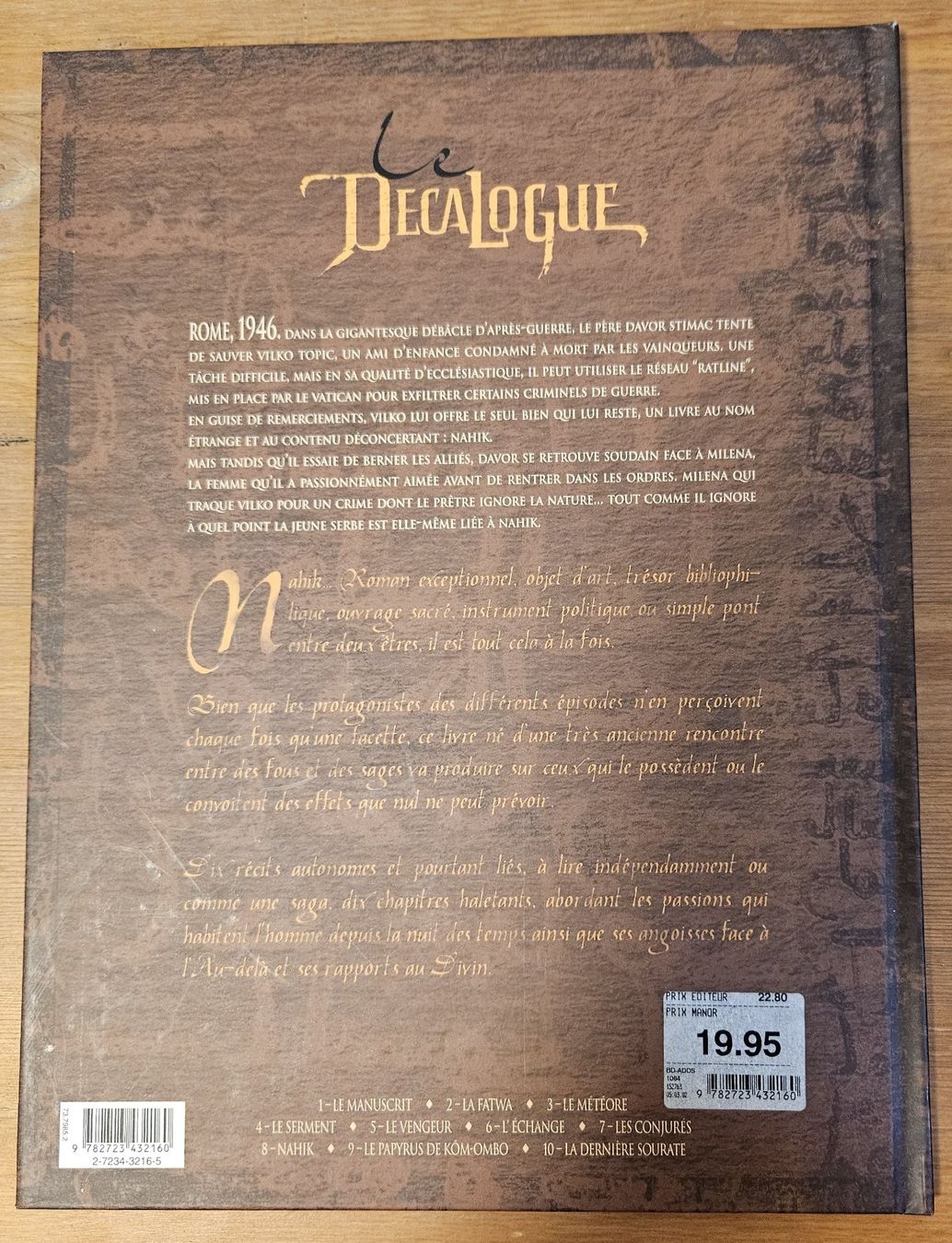 Fumetti: Le décalogue N 4 E.O. (T.B.E.)   Le serment – Usato da Prévonloup venduto da bitume1975 2