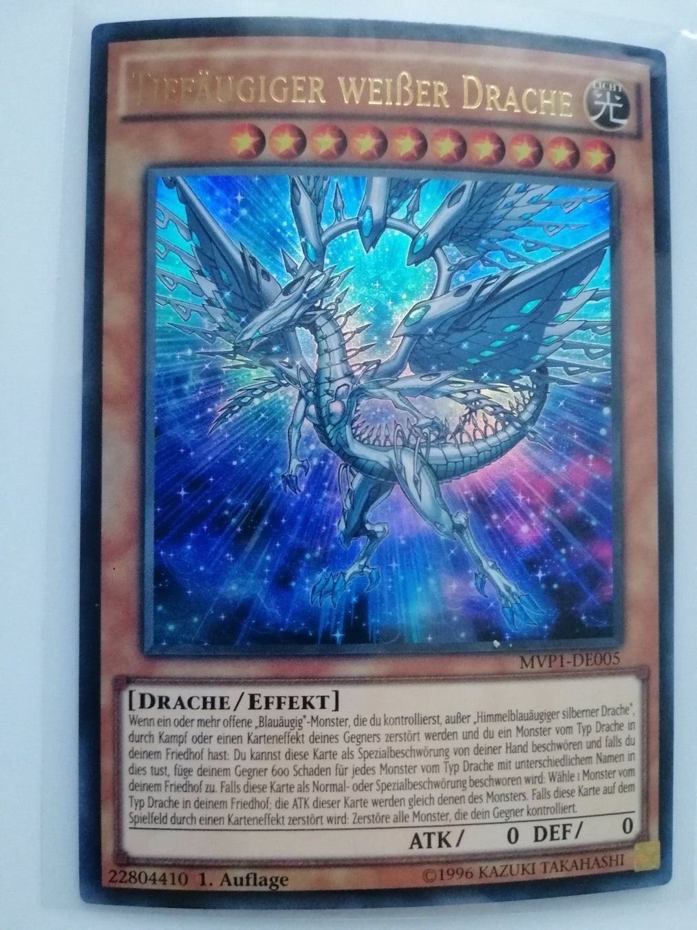 Yugioh Carte collezionabili: Tiefäugiger weisser Drache UR 1.Auflage – Nuovo (secondo la descrizione) da Boswil venduto da ShoppingCenterCity 2