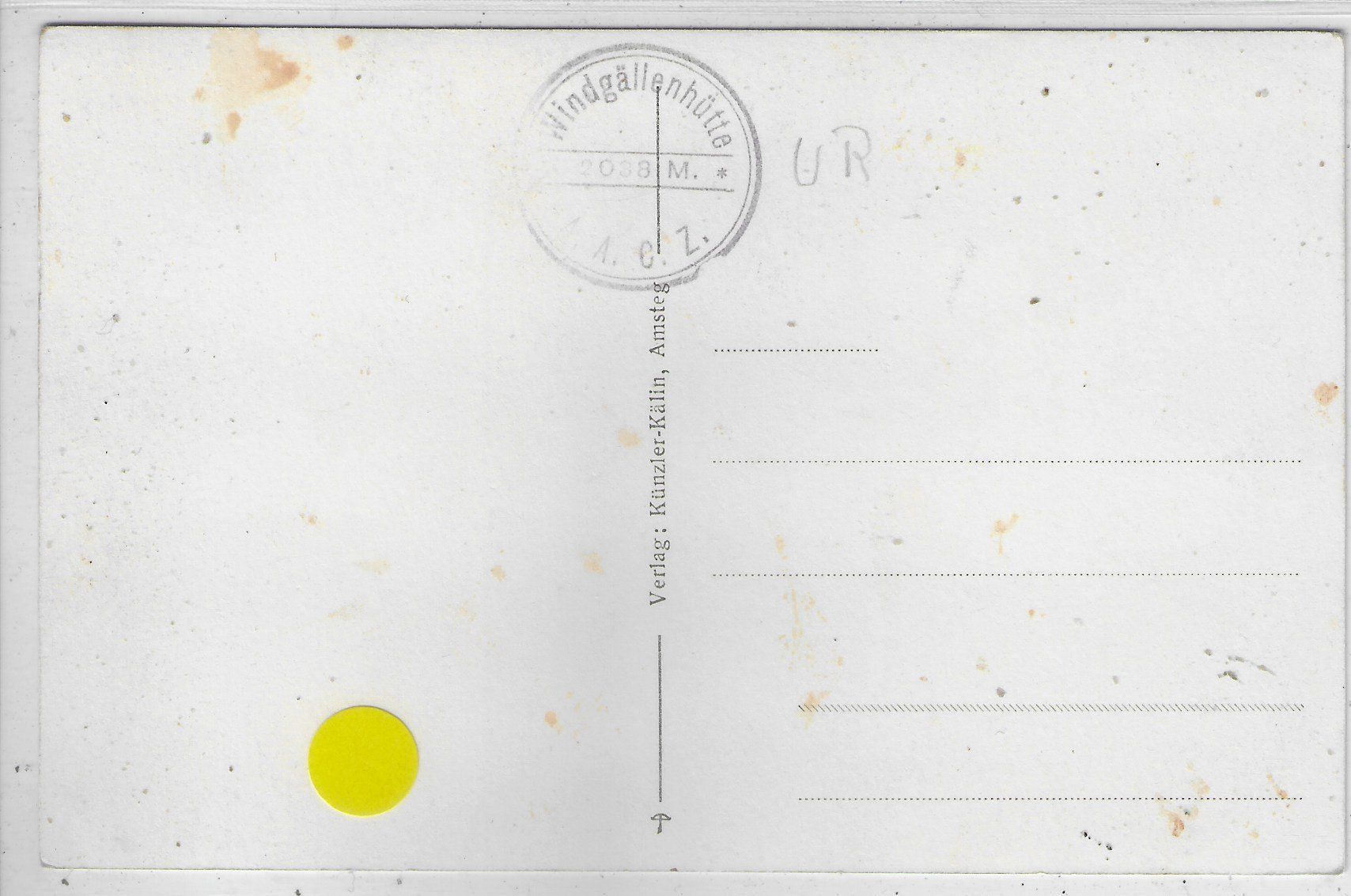 Cartoline postali: Maderanertal - Golzern, Golzernsee – Usato da Ettingen venduto da Kartenplanet 1