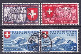 1939, Nr. 219-221 mit Vollstempel
