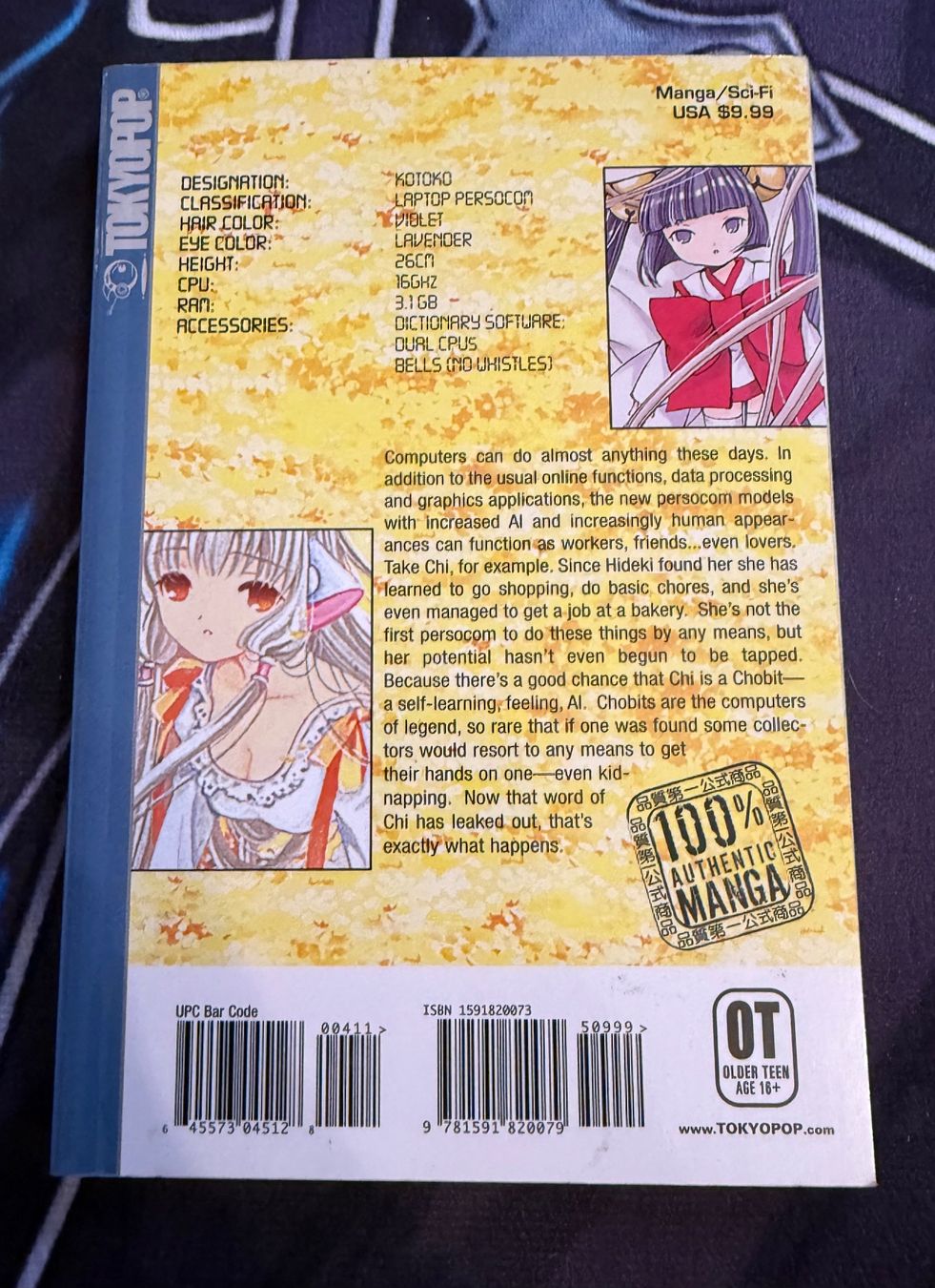 Fumetti: Chobits Band 4 Engl. – Usato da Höchstetten venduto da Syaoran-kun- 1