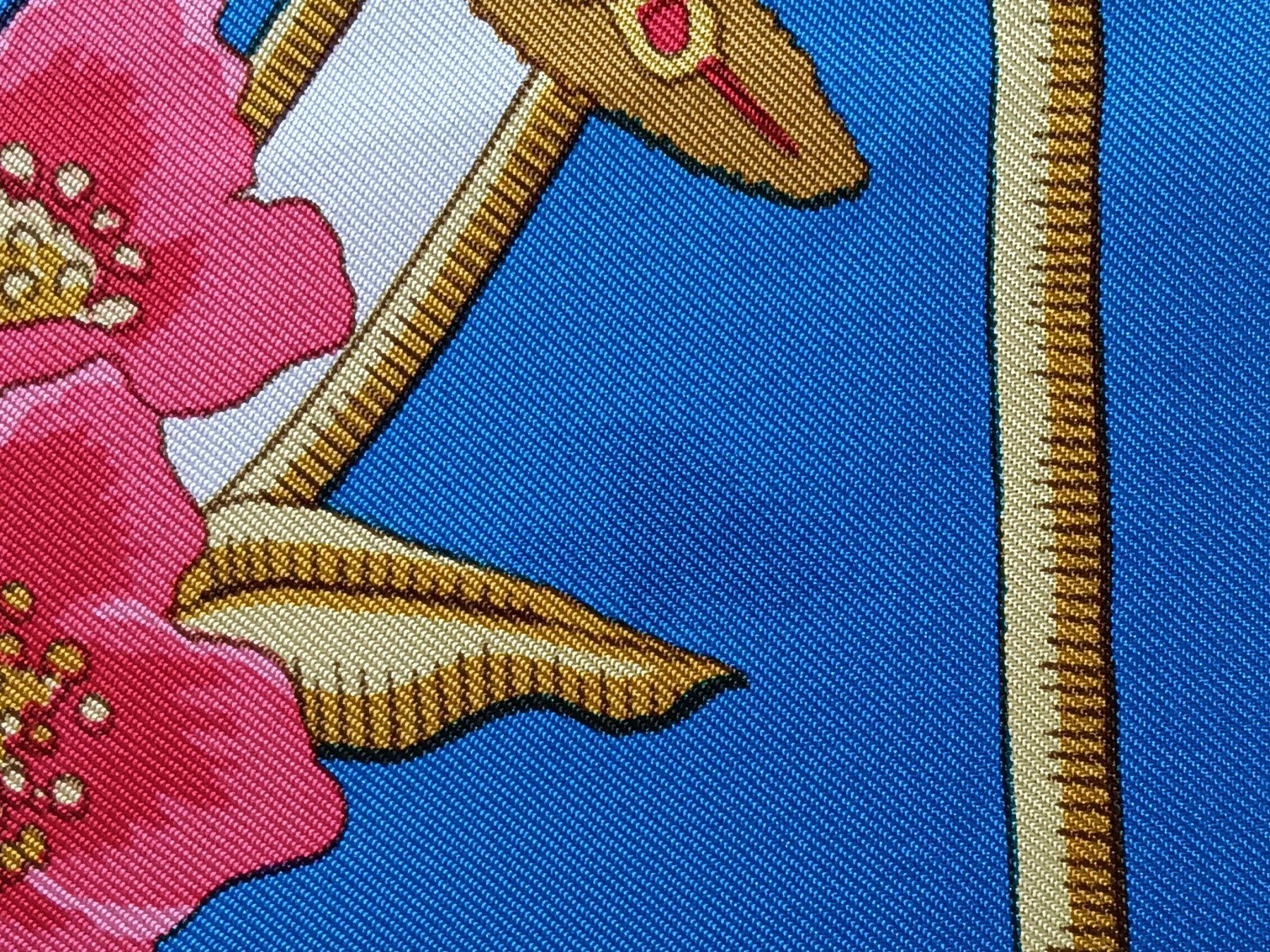 Hermès Foulards, Tücher & Schals: HERMES "CARAÏBES" CARRE 90 CM – Gebraucht aus Cossonay-Ville von Les_1001_perles 8