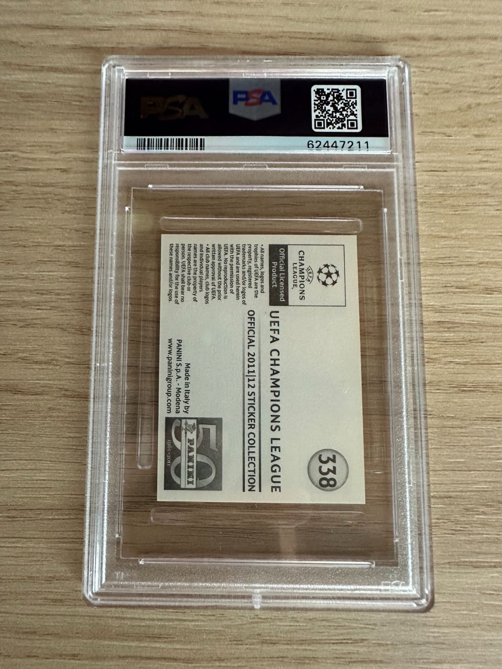 Panini Carte collezionabili: Kevin de Bruyne Panini UCL 2010/2011 Sticker PSA 8 – Nuovo (secondo la descrizione) da Hagendorn venduto da Pokecollectorch 1
