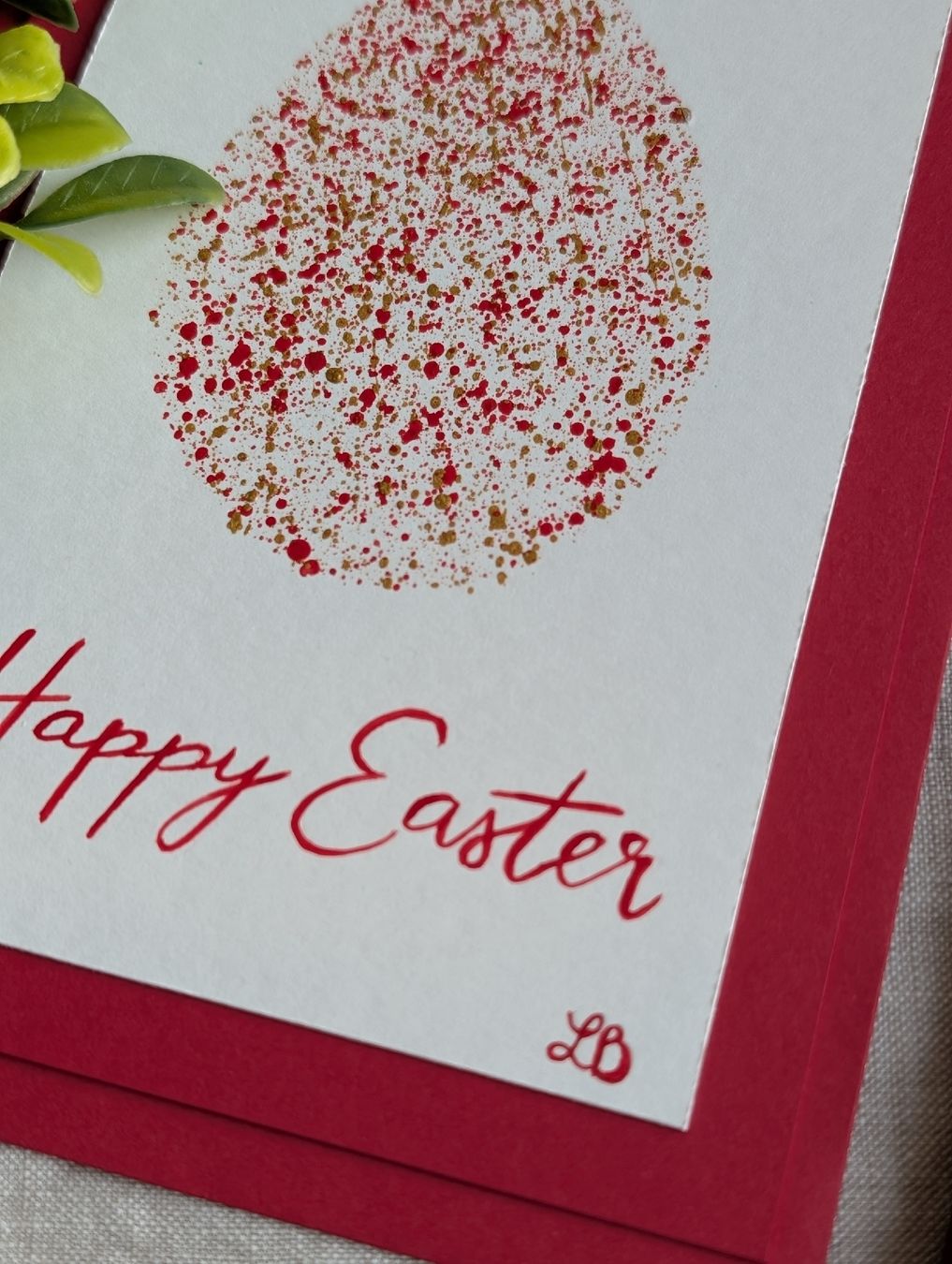 Karten: Handmade Easter Card - Easter Egg design, unique gift! – Neu und originalverpackt aus Winterthur von LaVieColor 1