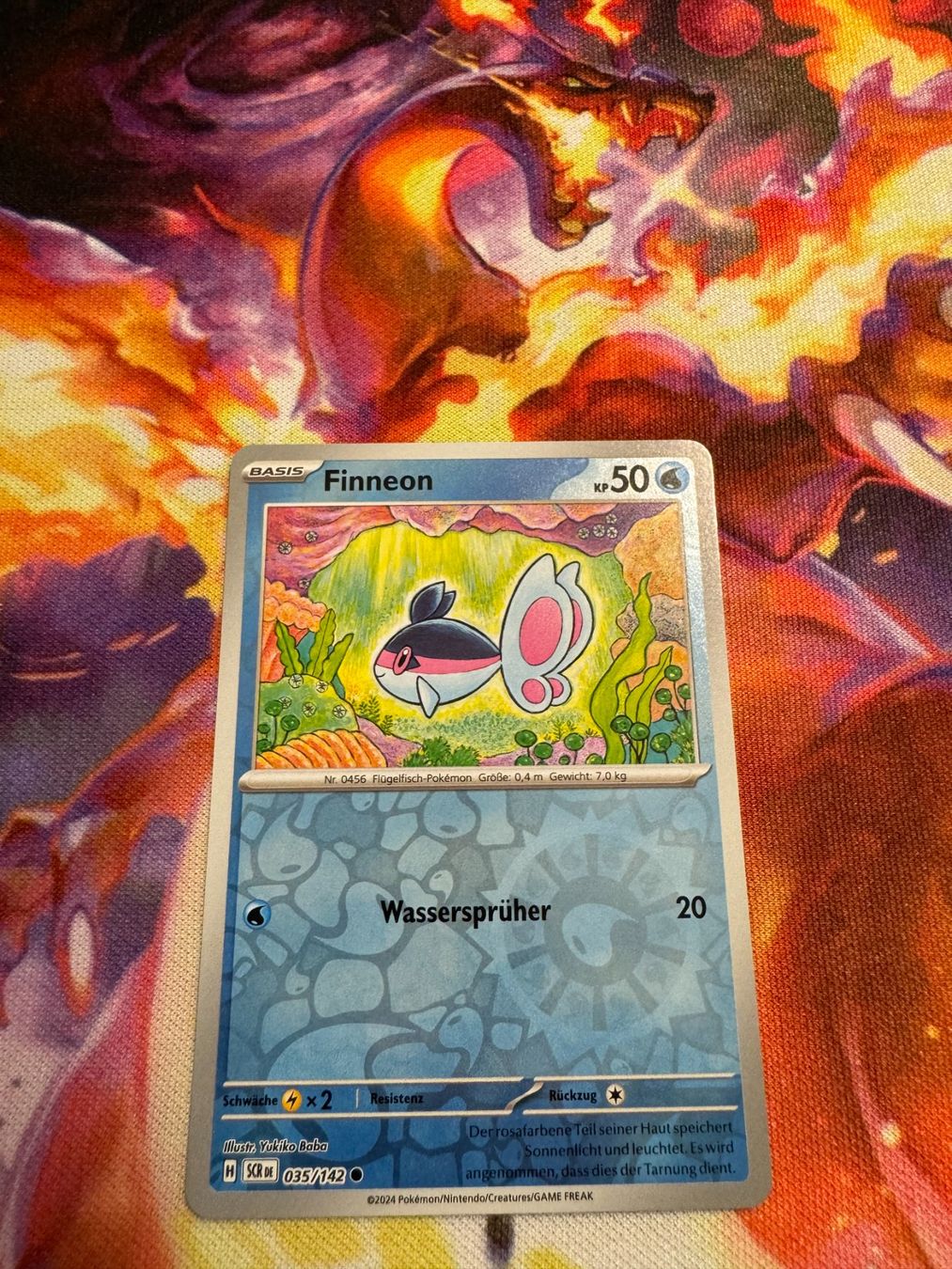 Pokémon Carte collezionabili: Finneon (SCR 035) / Reverse Holo / Stellarkrone – Nuovo (secondo la descrizione) da Bülach venduto da CherryBlu
