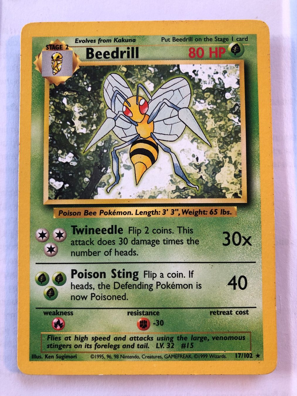 Carte collezionabili: Beedrill (rare) Base set - LP - ab 1.- – Usato da Giubiasco venduto da dan_pr8b