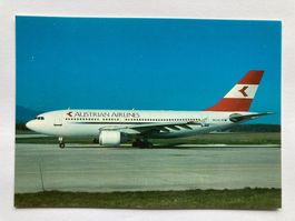 Postcard Airbus A310-324 Austrian Airlines