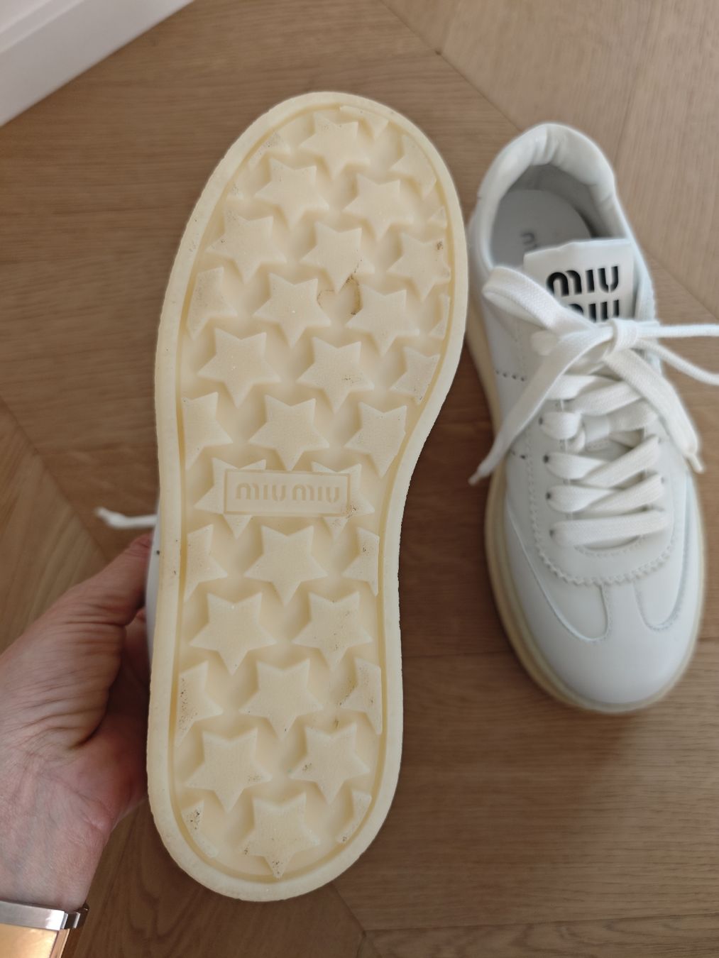 Miu Miu Scarpe da donna: MIU MIU Platform Sneakers – Nuovo (secondo la descrizione) da Erlenbach ZH venduto da nlh 3
