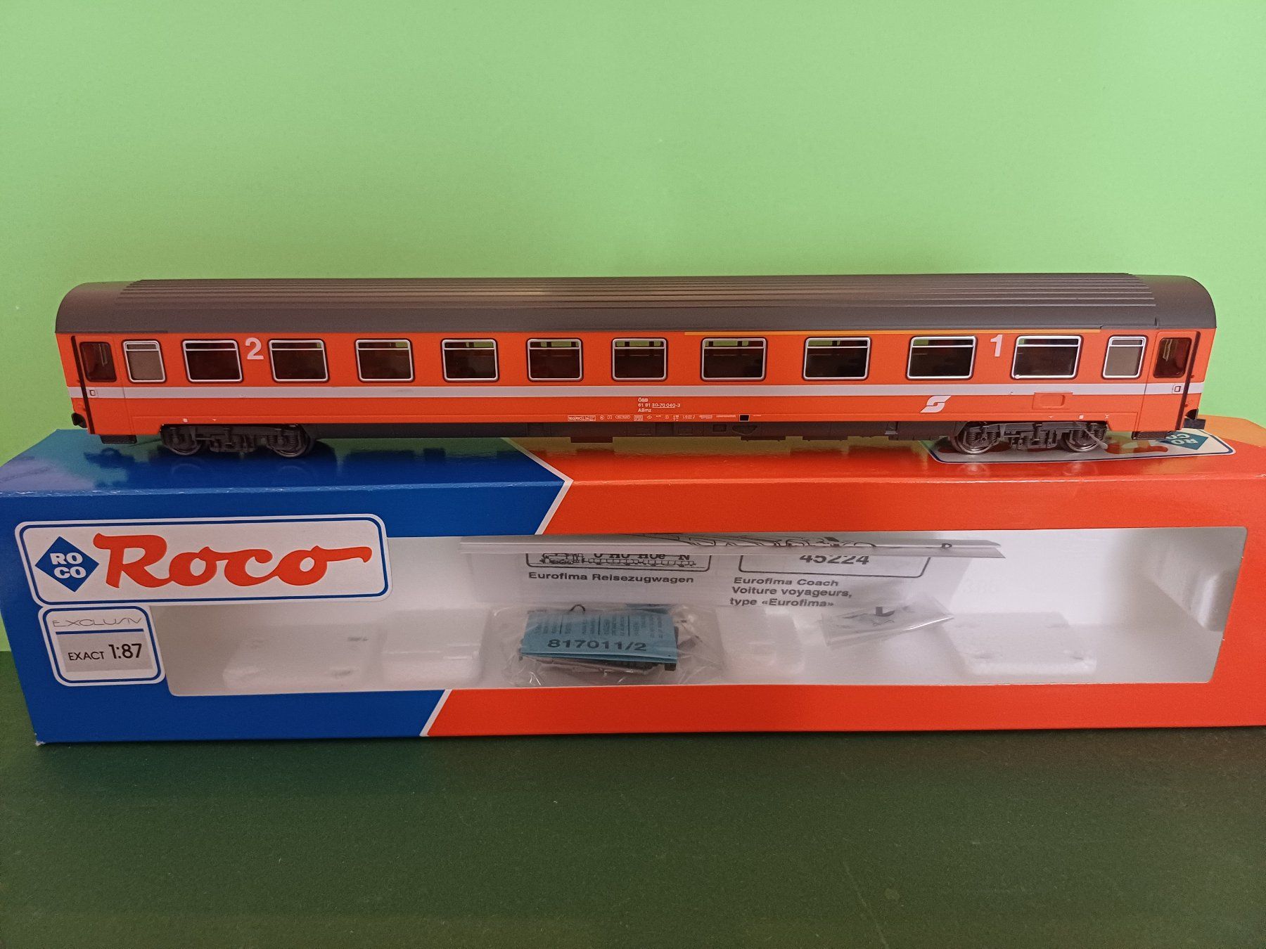 Roco Trains électriques: Roco 1./2. Klassewagen Eurofima der ÖBB – D'occasion à Bassersdorf par darki77