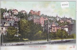 Villen-Quartier - St. Gallen - Litho