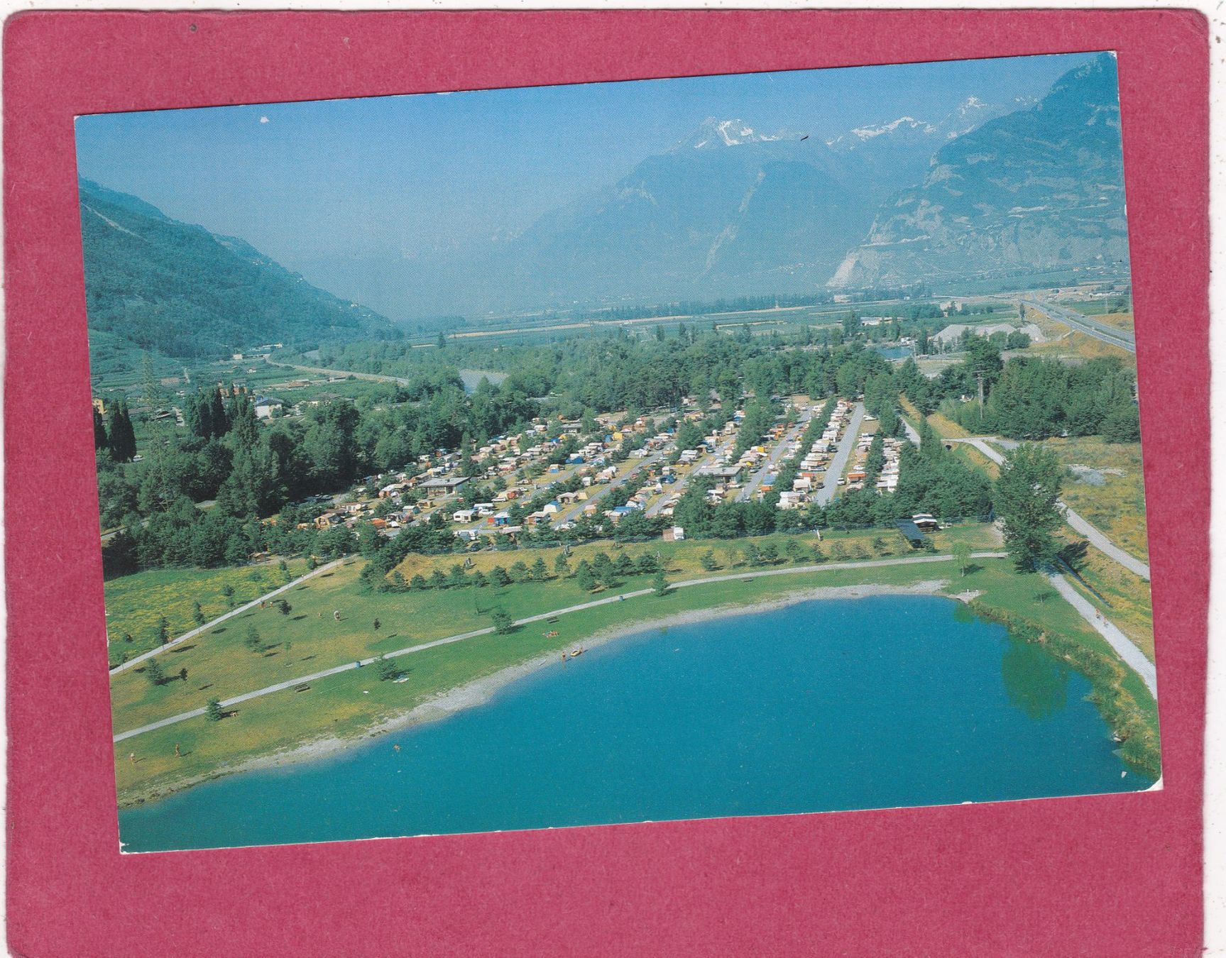 Ansichtskarten: Sion Camping TCS " Les Iles " – Gebraucht aus Herisau von Lisegrat2008