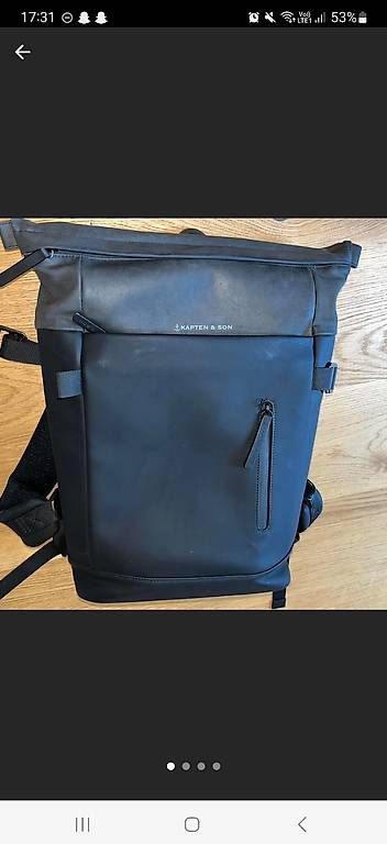 Rucksäcke: kapten & son rucksack aarhus schwarz – Gebraucht aus Kiesen von Laura._ 3