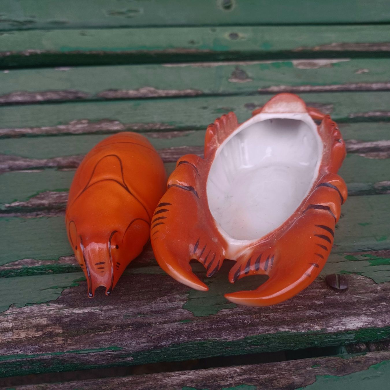 Statuette: Homard-boîte en céramique – Usato da Neuchâtel venduto da Jivar 4