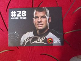 SC BERN MARTIN PLÜSS EISHOCKEY SPIELER AUTOGRAMMKARTE ANTIK