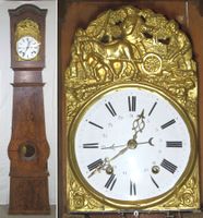 seltene antike Standuhr mit Datumsanzeige 18./19. Jhdt.