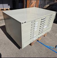 9er Planschrank Metall 136x95cm H: 72cm