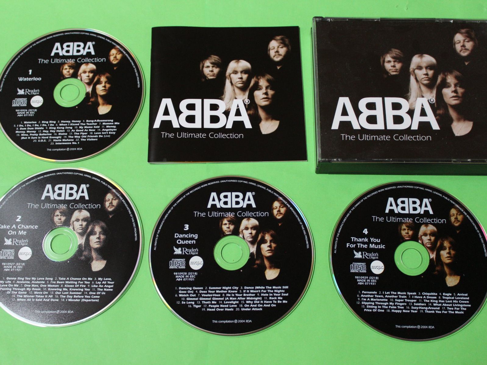 CDs: ABBA - THE ULTIMATE COLLECTION (Reader's Digest) 4CD – Gebraucht aus Tübach von JamesStone