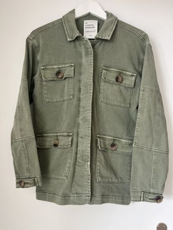 Jacke olivgrün Grösse 34