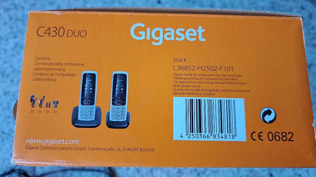 Telefoni: Festnetz Telefon 2er Set Gigaset  – Usato da Rotkreuz venduto da Song-Contry 2
