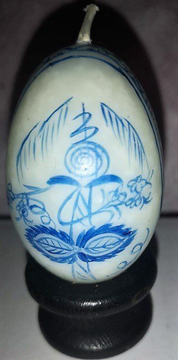 Portacandele: Ostern Kerze mit Sockel Holz – Nuovo (secondo la descrizione) da Lutzenberg venduto da Pinschi01