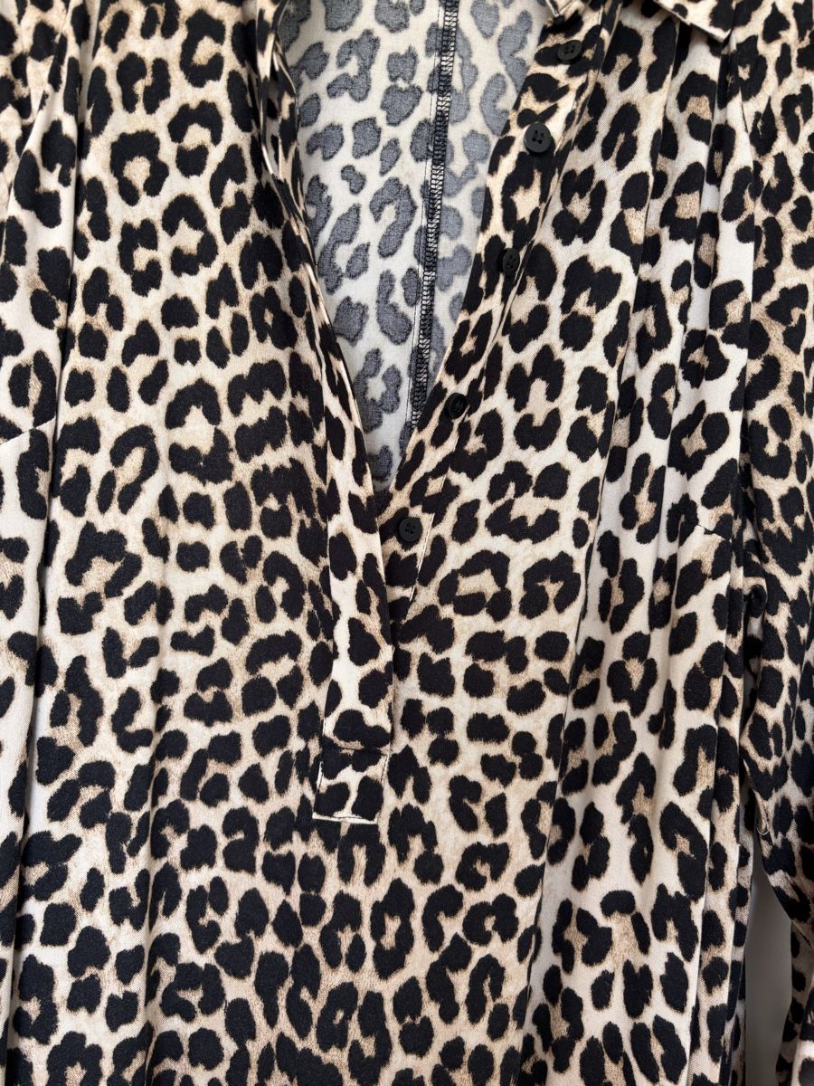 H&M Vestiti: Leopardenkleid langarm Gr. L – Usato da Jona venduto da ardnas04 1