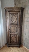 Eckschrank Holz massiv Landhausstil Vintage